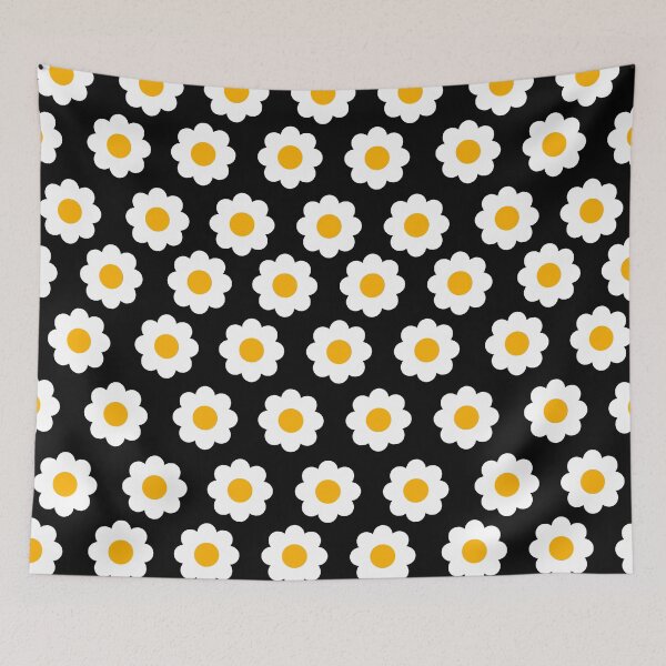 Item preview, Pretty White Daisy Flowers Pattern. designed and sold by PlantKind.