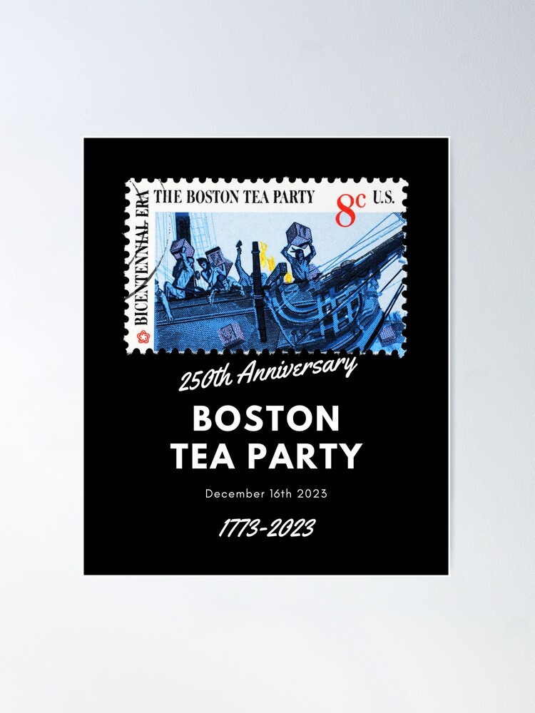 Boston Tea Party 250th Anniversary Tea Towel — Made in America – The  History List