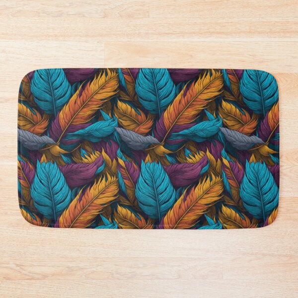 Item preview, Colorful Feather pattern designed and sold by kiyaansh16.