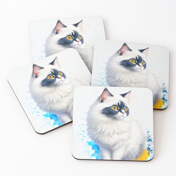 Item preview, Cat watercolor art designed and sold by bouinga.
