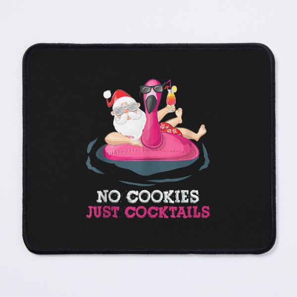 Item preview, Christmas In July No Cookies Just Cocktails Summer Flamingo Tank Top designed and sold by wehrweinwil.