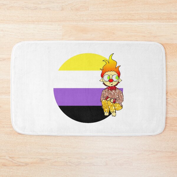 Item preview, Heat Miser Nonbinary Flag designed and sold by TheGothDork.