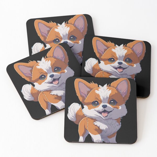 Item preview, Cute small dog in kawaii style designed and sold by Kazujoshi-Art.