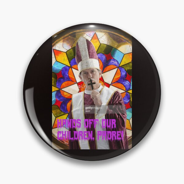 Item preview, Hands Off Our Children-Stained Glass designed and sold by Radicomics.