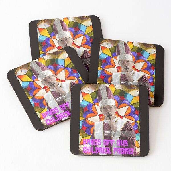 Item preview, Hands Off Our Children-Stained Glass designed and sold by Radicomics.