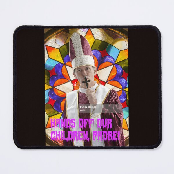 Item preview, Hands Off Our Children-Stained Glass designed and sold by Radicomics.