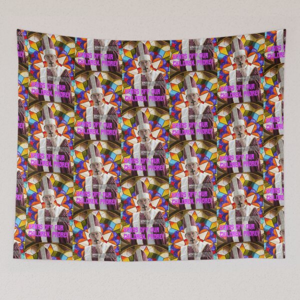 Item preview, Hands Off Our Children-Stained Glass designed and sold by Radicomics.
