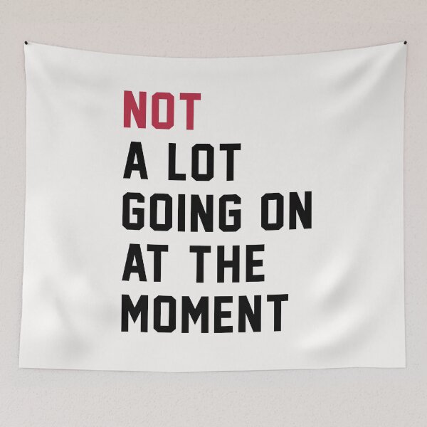 Item preview, NOT A LOT GOING ON RED CONCERT SHIRT designed and sold by aydapadi.