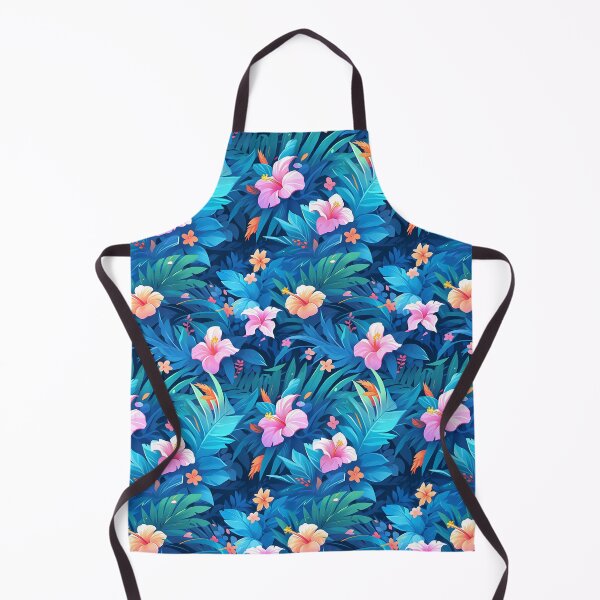 Item preview, Cute Hot Summer Tropical Colorful Flower Pattern - Sunset Beach designed and sold by CozyKawaiiArt.