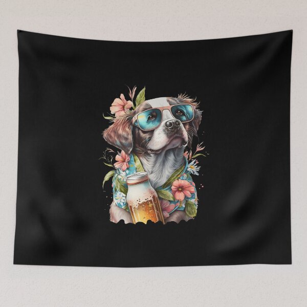 Item preview, Boston Terrier Dog Summer Vibes Doggo designed and sold by GO SHIRT-TEE.