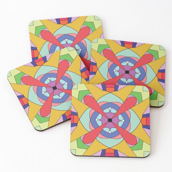 Item preview, Color Blast Mandala designed and sold by AllGenDesigns.