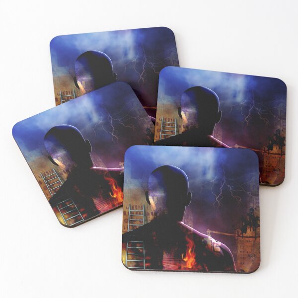 Item preview, Man before ladder and symbols designed and sold by rolffimages.