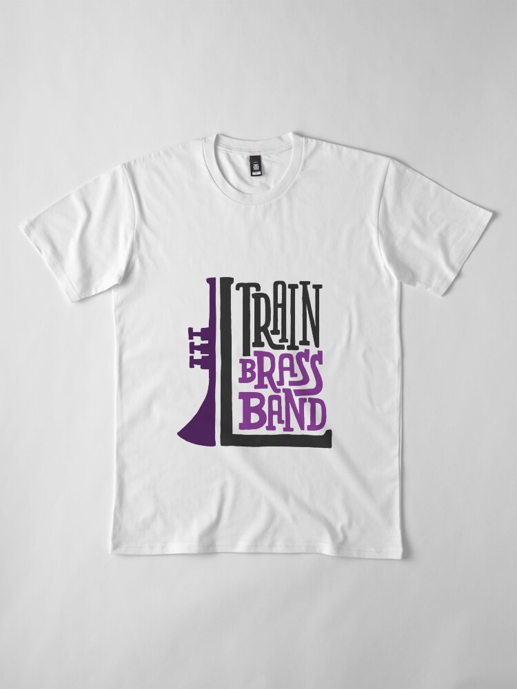 Alternate view of L Train Brass Band Premium T-Shirt