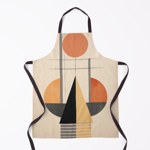 Item preview, Abstract geometric artwork Bauhaus Boho piramid designed and sold by Sara-Design2.