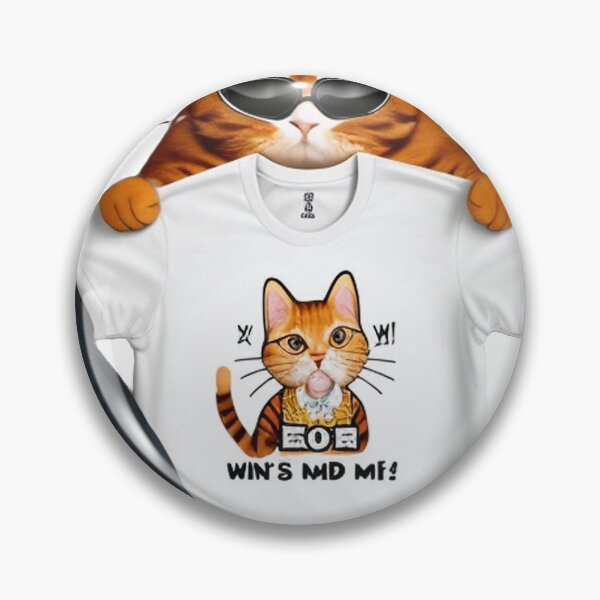 Item preview, a charismatic and witty ginger cat 	 designed and sold by doodlewdasez.
