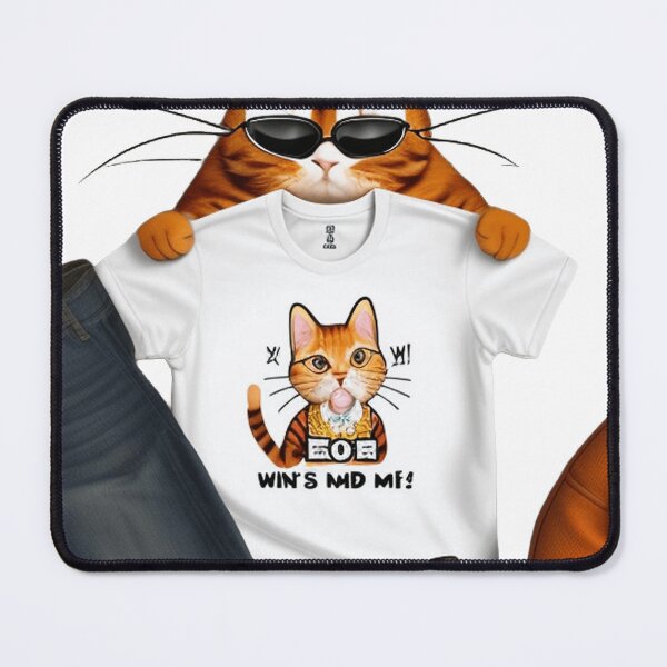 Item preview, a charismatic and witty ginger cat 	 designed and sold by doodlewdasez.