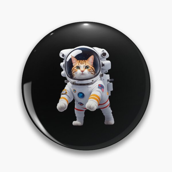 Item preview, CATRONAUT cute cat astronaut space kitten spaceman designed and sold by w1ckerman.