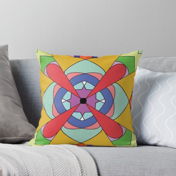 Item preview, Color Blast Mandala designed and sold by AllGenDesigns.