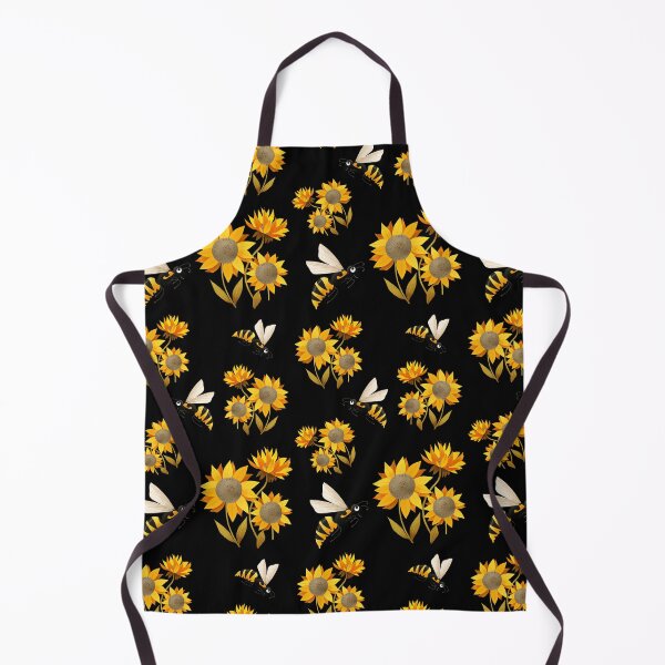 Item preview, Sunflowers and bees pattern designed and sold by anastasiia-khy.