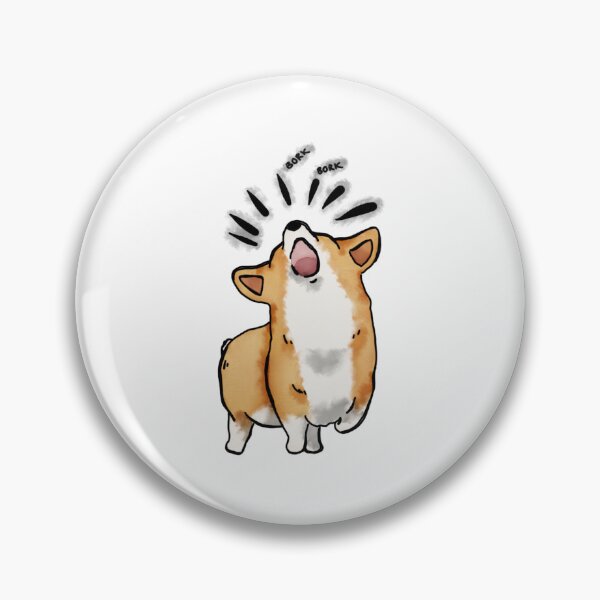 Item preview, Barking corgi dog designed and sold by haakondesign.