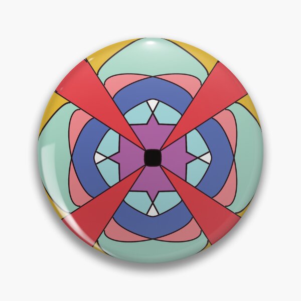 Item preview, Color Blast Mandala designed and sold by AllGenDesigns.