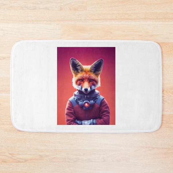 Item preview, Alien fox from another world Graphic  designed and sold by IndianRugCrafts.