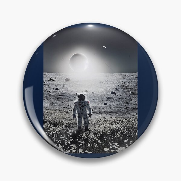 Item preview, Astronaut in the moon planting flowers Graphic  designed and sold by IndianRugCrafts.