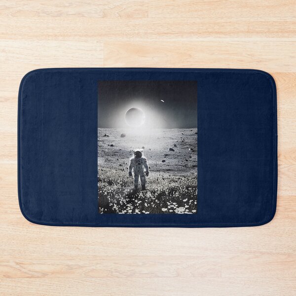 Item preview, Astronaut in the moon planting flowers Graphic  designed and sold by IndianRugCrafts.