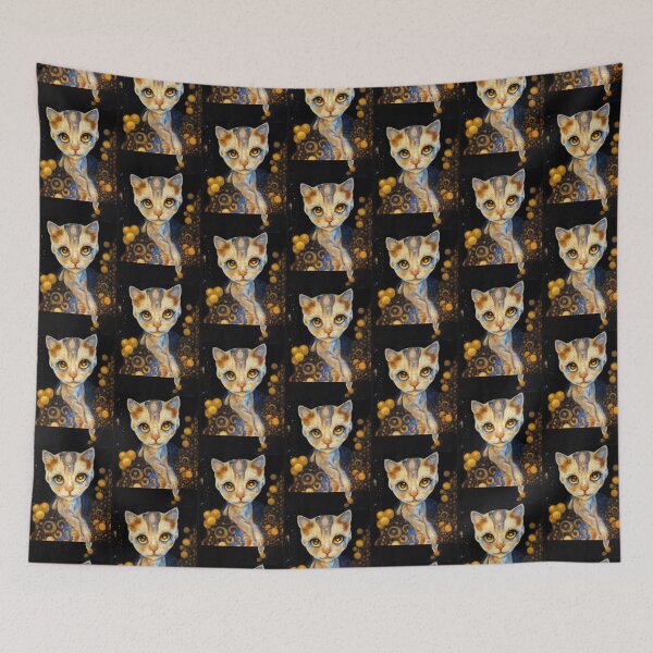 Item preview, beautiful cat paintingGraphic  designed and sold by IndianRugCrafts.