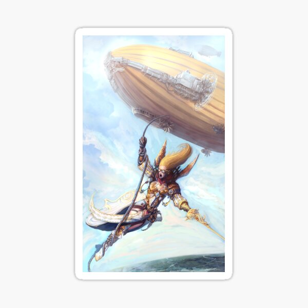 Airship Princess Sticker