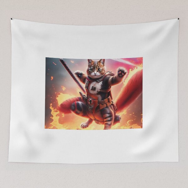 Item preview, Cat DeadCatpool designed and sold by Imaginemy.
