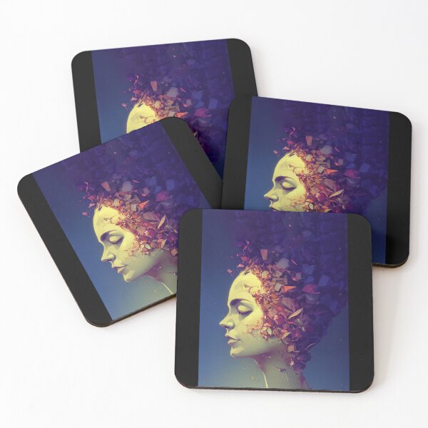Item preview, beautiful girl disap painting disappearingGraphic  designed and sold by IndianRugCrafts.