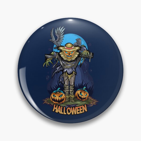 Artikelvorschau, scary Halloween pumpkin head scarecrow entworfen und verkauft von quanlh.