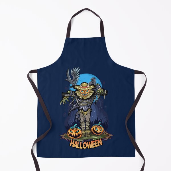 Item preview, scary Halloween pumpkin head scarecrow designed and sold by quanlh.