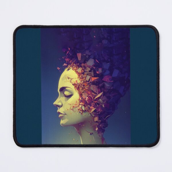 Item preview, beautiful girl disap painting disappearingGraphic  designed and sold by IndianRugCrafts.