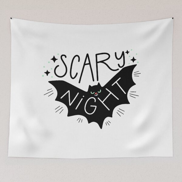 Item preview, Scary night with bat designed and sold by quanlh.