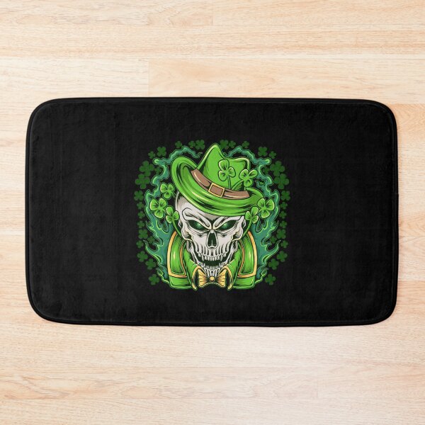 Item preview, Petrifying skull wearing a green hat designed and sold by quanlh.