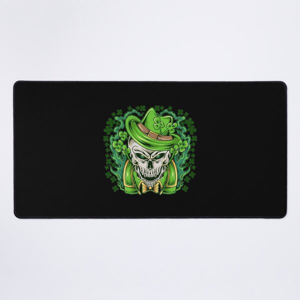 Item preview, Petrifying skull wearing a green hat designed and sold by quanlh.
