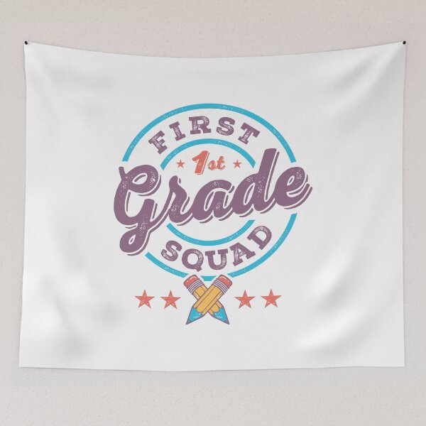 Item preview, First 1st Grade Squad Team Back To School Teacher Student designed and sold by cidolopez.