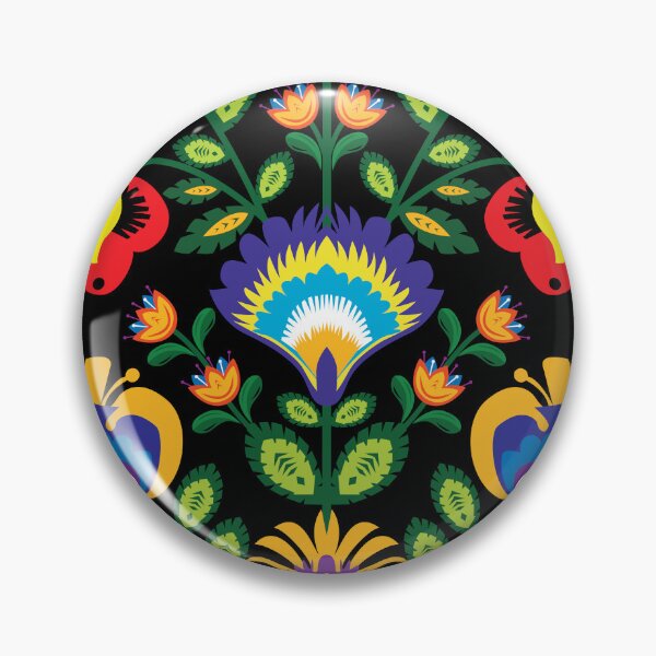 Item preview, Folklore Wycinanki - colorful floral motif designed and sold by FK-UK.