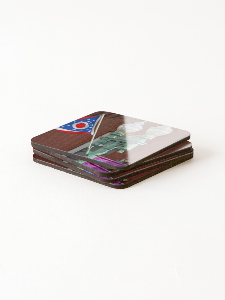 Thumbnail 4 of 5, Coasters (Set of 4), Ohio Pride designed and sold by RabbitHole13.