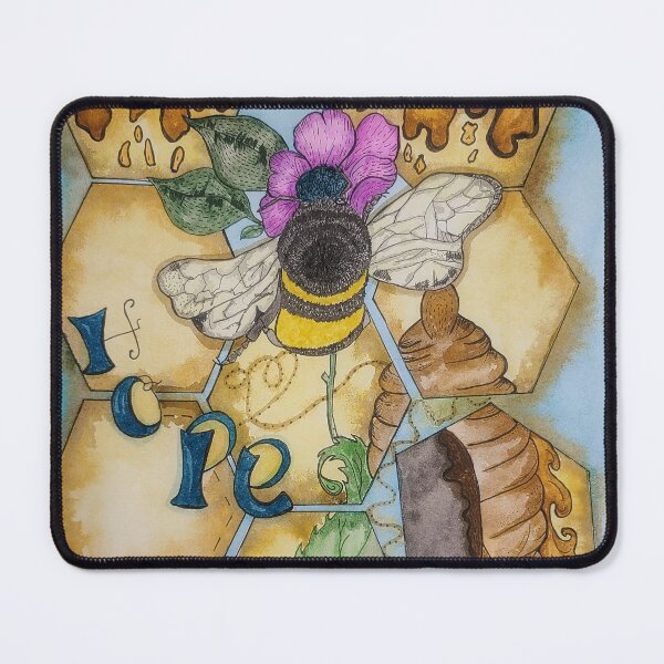 Item preview, Bee Hope Honey Comb designed and sold by CrushOnCovers.