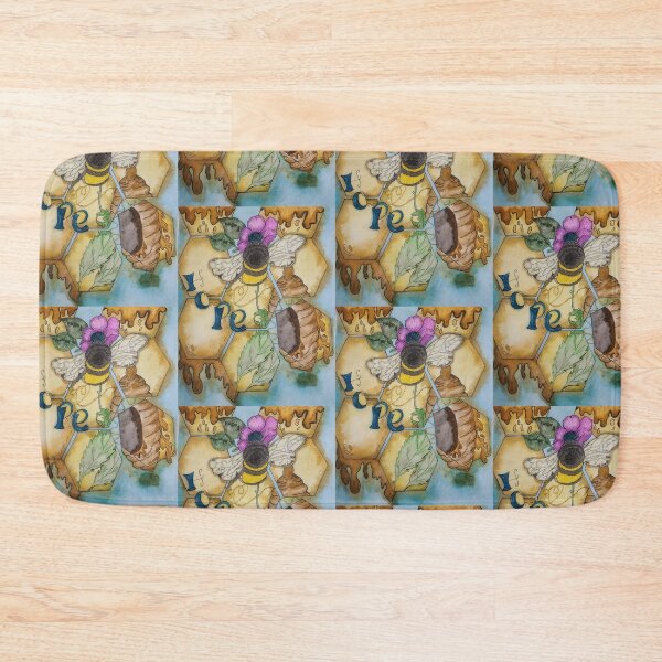 Item preview, Bee Hope Honey Comb designed and sold by CrushOnCovers.