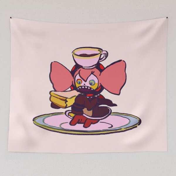 Item preview, I draw charlotte eating cheesecake and coffee on a plate / madoka magica designed and sold by RansRoom.