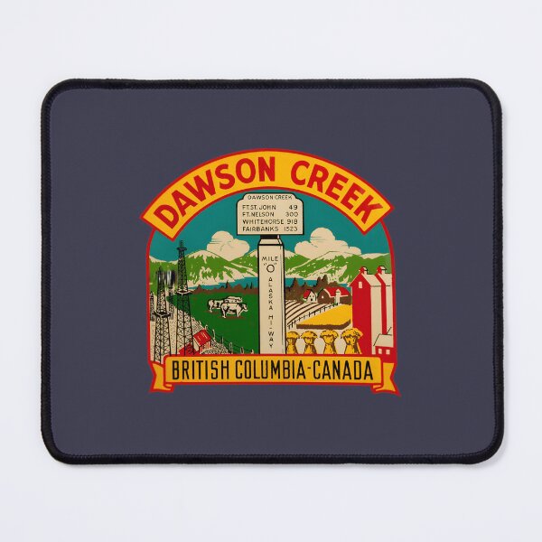 Item preview, Dawson Creek BC Vintage Travel Decal Classic designed and sold by choplzomfj62.