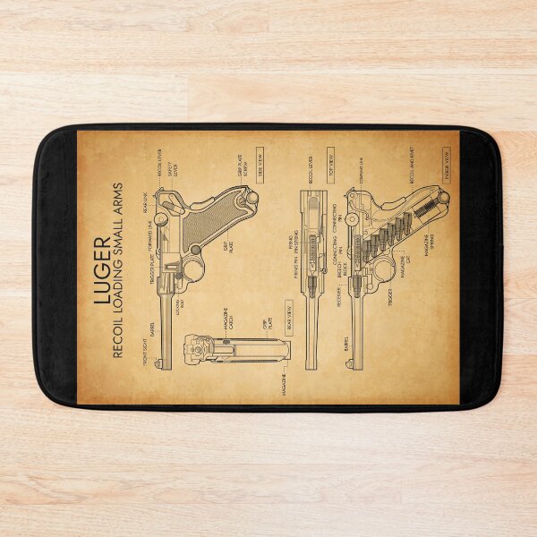 Item preview, Luger: Recoil loading small arms (Aged Parchment) designed and sold by BGALAXY.