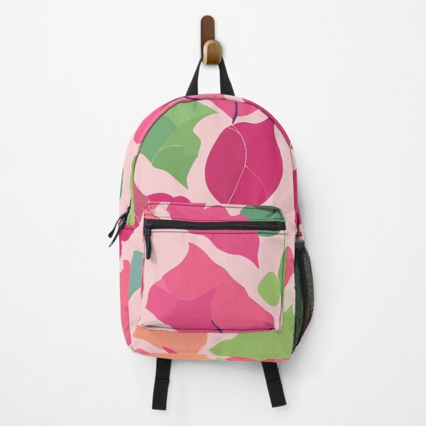 Item preview, Abstract flat coloured leaves pattern designed and sold by GracefulGems.