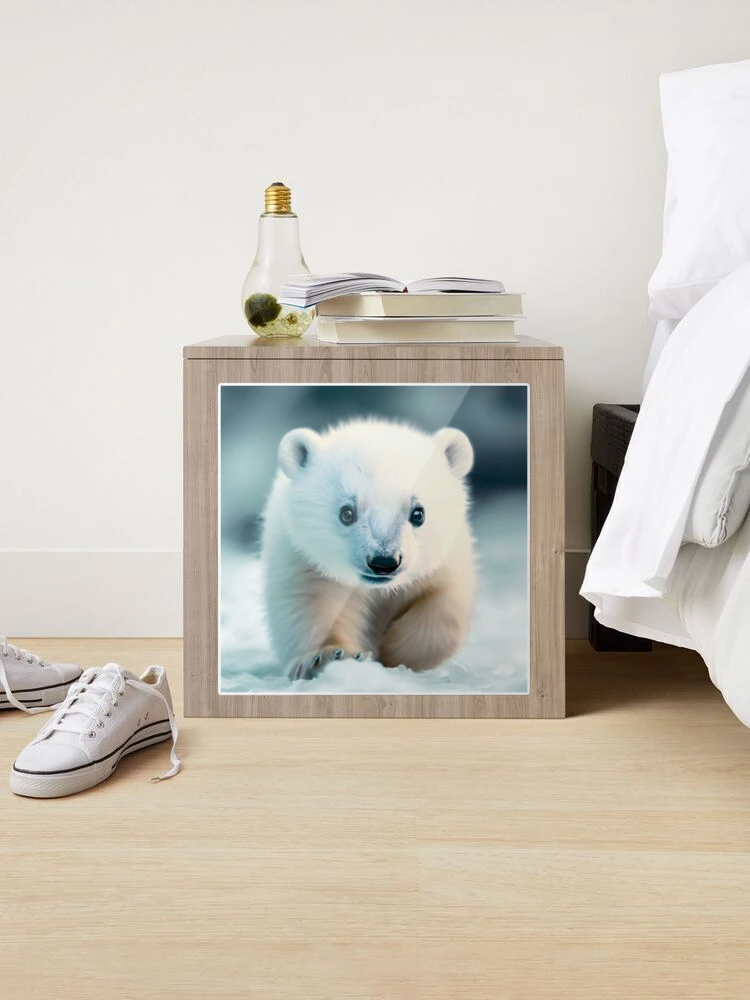 Cute Baby Polar Bear - Cute Baby Animals  Sticker for Sale by baby-animal-art