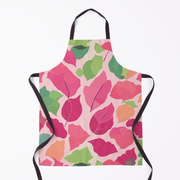 Item preview, Abstract flat coloured leaves pattern designed and sold by GracefulGems.