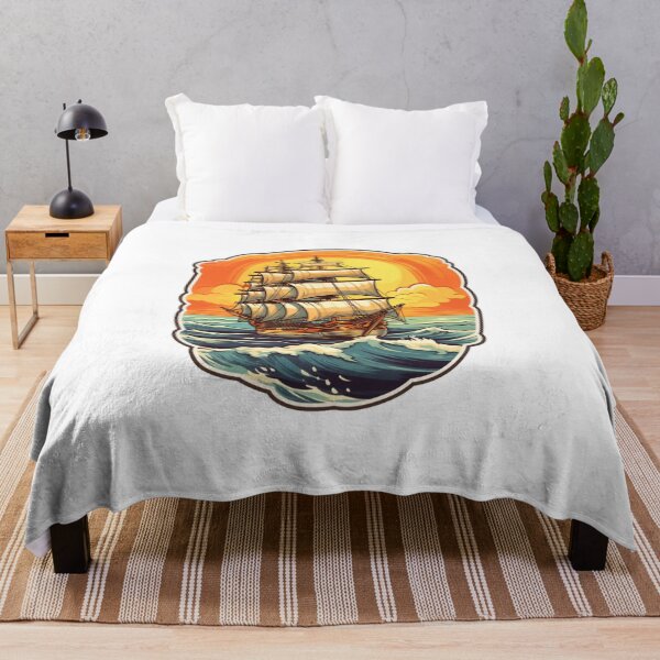 Item preview, Retro sunset ship cruise designed and sold by SmileshareShop.